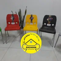 صندلی پلاستیکی پایه آهنی نشکن کد 5555/باغدان|میز و صندلی غذاخوری|چهارباغ, |دیوار