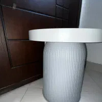 میز عسلی در سه رنگ سفید/طوسی روشن/ مشکی