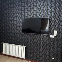 نقاشی پشت تلویزیون