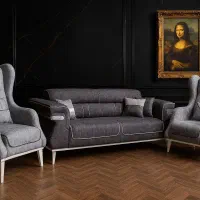 فـروش مبلمان طرح راحتی هشت نفره+مشکی