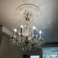 لوستر بلوری ۸ شاخه