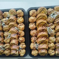 فینگر فود دسر ژله حلوا ساندویچ کیک