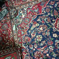 فروش  فرش ۶  متری دستباف  تخت سرمه ایی|فرش|دزفول, |دیوار