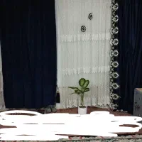 پرده حریر با دو تا دستک