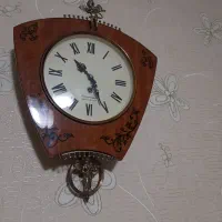 ساعت قدیمی دیواری کوکی روسی عتیقه