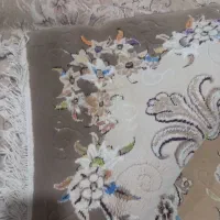 فرش ابریشم گل برجسته|فرش|نورآباد, |دیوار