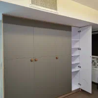 کمد دیواری فقط با یک تماس