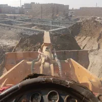 لودر و کمپرسی خاکبرداری خاکریزی