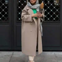 ست پالتو و شلوار فوتر و یقه اسکی