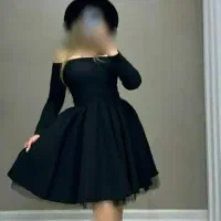 لباس مجلسی کوتاه زنانه شیک (مشکی)|لباس|امیدیه, |دیوار