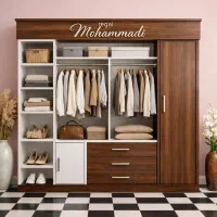 بانی لوکس  روم رگال اتاق لباس رخت اویز قفسه بندی