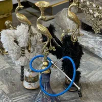 قلیان طرح طاوس برنز|کلکسیون و سرگرمی|همدان, |دیوار