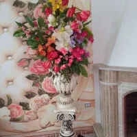 گل‌مصنوعی‌وپرده
