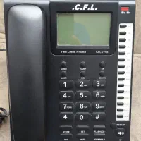 فروش یک دستگاه تلفن دوخطه سی اف ال مدل 7745