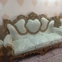 مبل ۹نفره سلطنتی با جلومبلی وعسلی