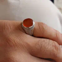 انگشتر نقره عقیق یمن|جواهرات|قم, آذر (نکویی)|دیوار
