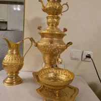 سماور برقی طلایی