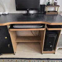 میز کامپیوتر چوبی نو
