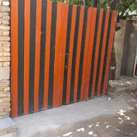 درب حیاط ماشین رو بزرگ