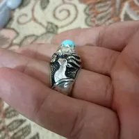 انگشتر نقره فیروزه نیشابور پاک 37گرم|جواهرات|گلستان (تهران), |دیوار