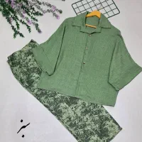 ست مانتو و شلوار زنانه،رنگبندی مشکی،طوسی،سبز