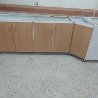 کابینت دیواری و زمینی همراه با سینک ظرفشویی|مصالح و تجهیزات ساختمان|نجف‌آباد, صالح آباد|دیوار