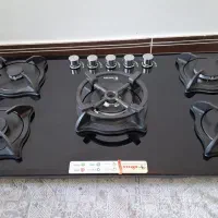 گاز توکار داتیس شیشه ای مشکی مدل DG512 تمیز درحدنو