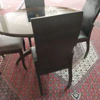 میز غذا خوری چهار نفره چوب|میز و صندلی غذاخوری|بهار, |دیوار