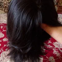 کلاه گیس با موی مصنوعی مشکی|آرایشی، بهداشتی، درمانی|دزفول, |دیوار