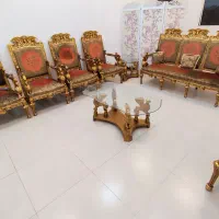 سرویس مبلمان۹نفره سلطنتی تمام چوب گردو کار دست