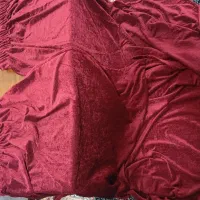 پرده مخمل دو دستک ووردی|پرده، رانر، رومیزی|چناران, |دیوار