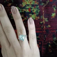 انگشتر نقره شیک