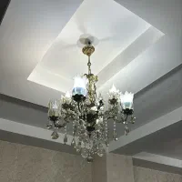 لوستر برنجی شونزده شاخه