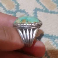 انگشتر فیروزه نیشابور رکاب دست ساز