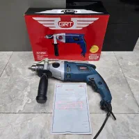 دریل 13 چکشی گیربکسی جی آر تی صنعتی 910وات GRT