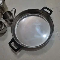 تعداد ۱۲ پیش دستی میوه خوری گل سرخی|ظروف سرو و پذیرایی|یزد, |دیوار