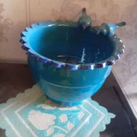 میوه خوری سفالی. آجیل خوری . فانوس