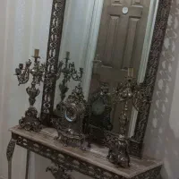 آیینه کنسول برنجی