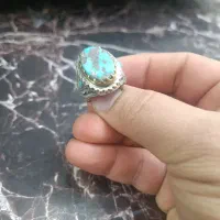 انگشتر فیروزه نیشابور دستساز