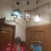 اویز تک مربع|لوستر و چراغ آویز|اصفهان, مصلی|دیوار