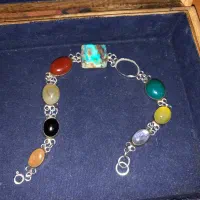 دستبند نقره و سکه