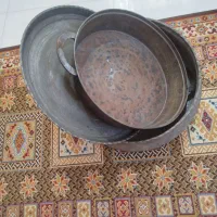 ظروف مسی درجه یک|کلکسیون اشیاء عتیقه|شاهرود, |دیوار