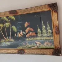 تابلو نقاشی زیبای منظره