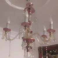 یک جفت لوستر کریستال