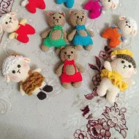 عروسک بافتنی|اسباب‌بازی بچه|یزد, |دیوار