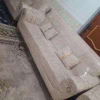 مبل ۷نفره راحتی کرمی سمساری بزرگ کوهکن|حراج|زابل, |دیوار