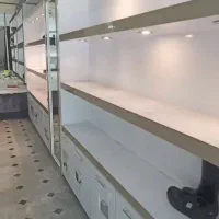 باسلام فروش دکور ام دی اف و فلزی ومیز عسلی توافقی|کتابخانه، شلف، قفسه‌های دیواری|مشهد, هفت تیر (نه دره)|دیوار