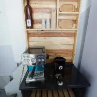 کافی بار|بوفه، ویترین، کنسول|قم, قلعه کامکار|دیوار