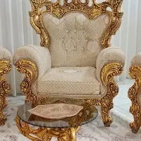 مبل سلطنتی اعیانی9نفره در حد نو