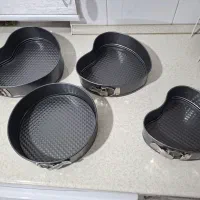 ۴عدد قالب کمربندی تفلون خارجی نو قالب کیک